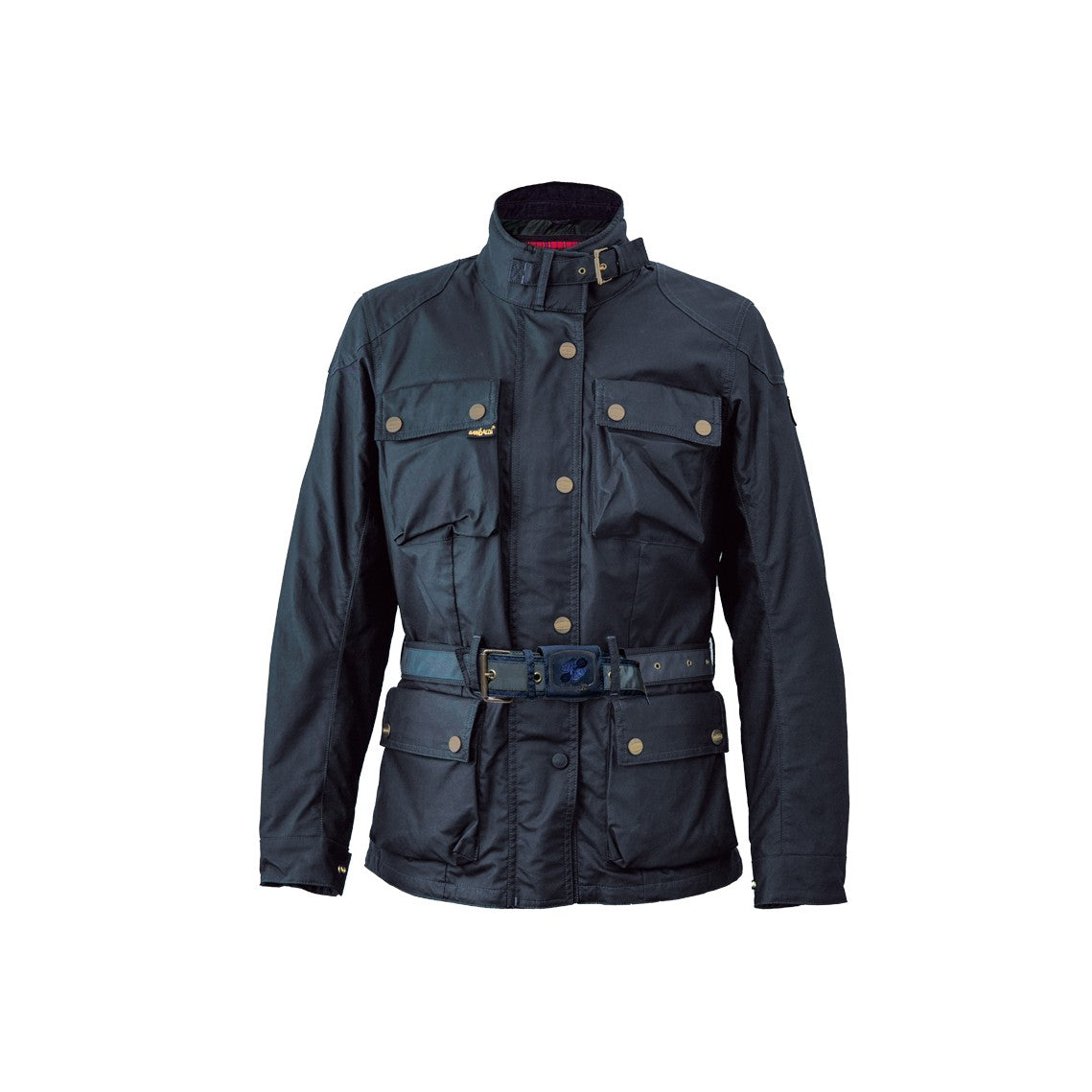 Garibaldi - Garibaldi Heritage 1972 Navy Wax Cotton look Ladies Jacket CE EN17092 - Ladies Jackets - Salt Flats Clothing