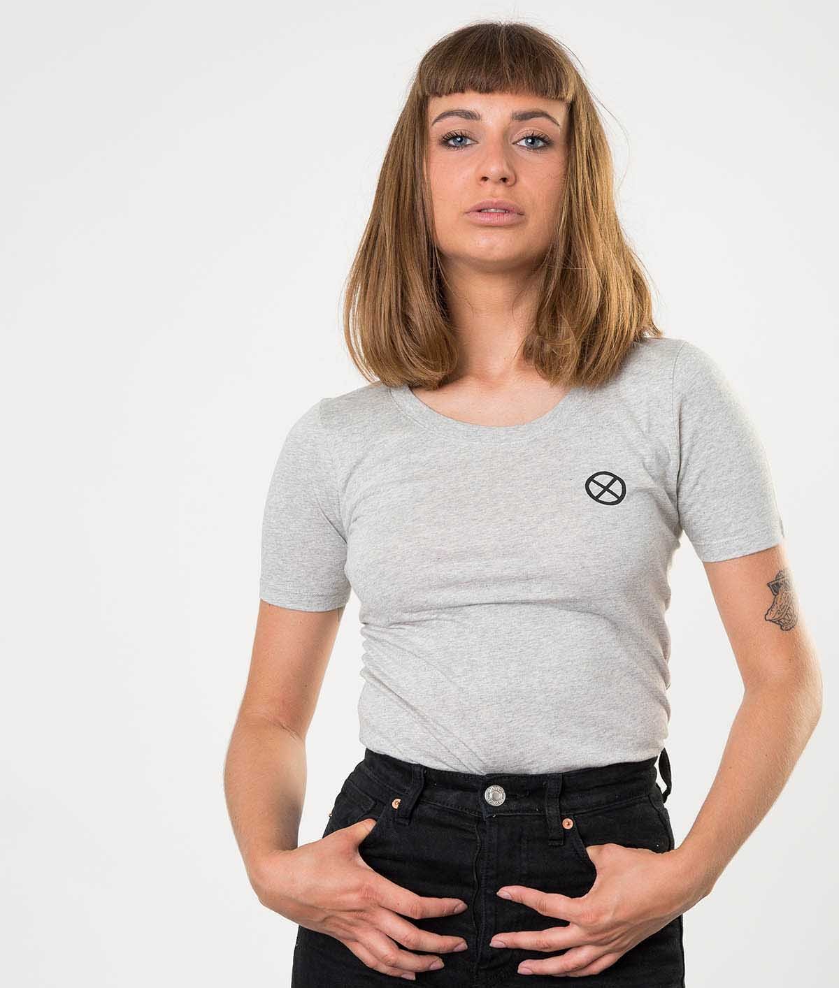 Eudoxie - Eudoxie Bonnie Grey T'Shirt - T-Shirts - Salt Flats Clothing