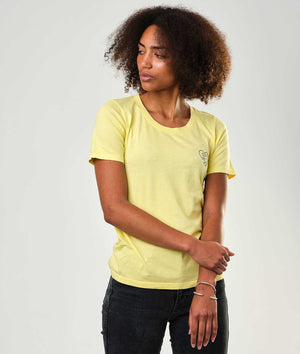 Eudoxie - Eudoxie Ride Like A Girl Yellow T'Shirt - T-Shirts - Salt Flats Clothing