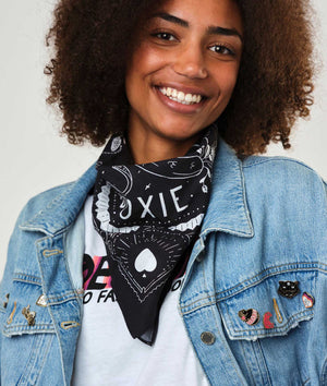 Eudoxie - Eudoxie Thelma Black Bandana - Bandana's and Tubes - Salt Flats Clothing
