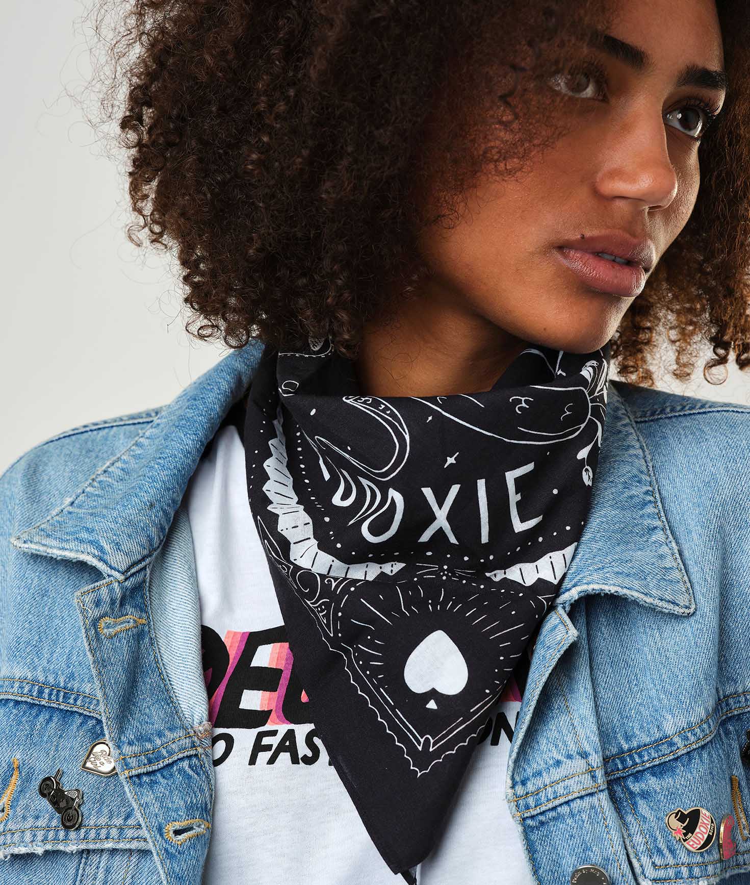 Eudoxie - Eudoxie Thelma Black Bandana - Bandana's and Tubes - Salt Flats Clothing