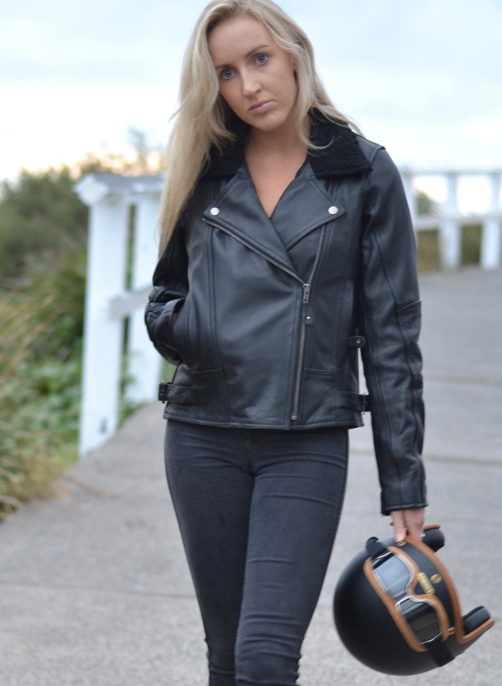 Blackbird Motorcycle Wear Night Owl Ladies MotorcycleJacket