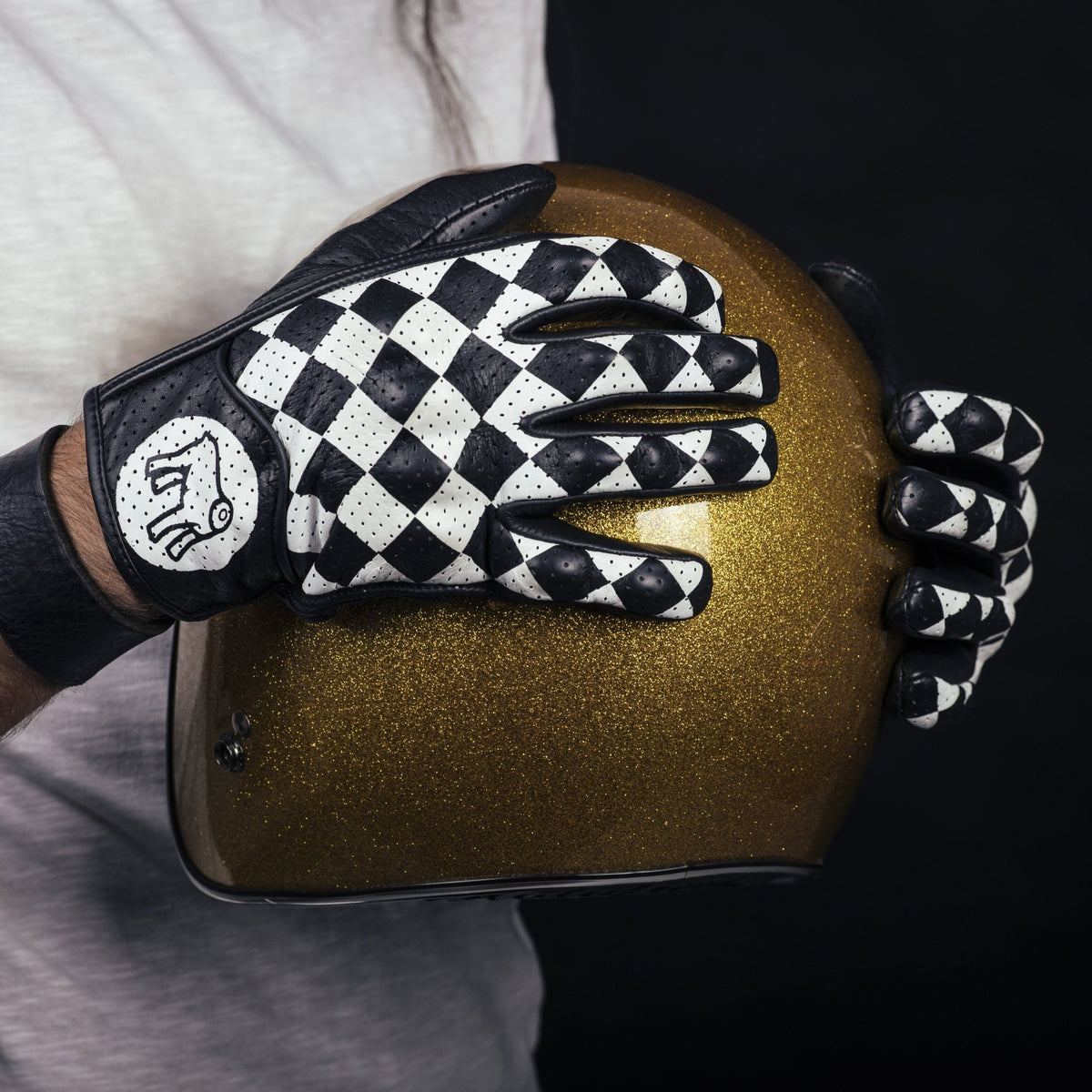 Holy Freedom - Holy Freedom Bullit Black and White Gloves - Gloves - Salt Flats Clothing