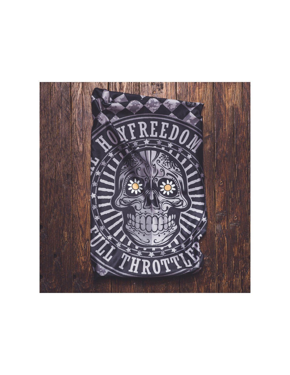 Holy Freedom - Holy Freedom Irongun Skull Stretch Bandana Tube - Bandana's and Tubes - Salt Flats Clothing