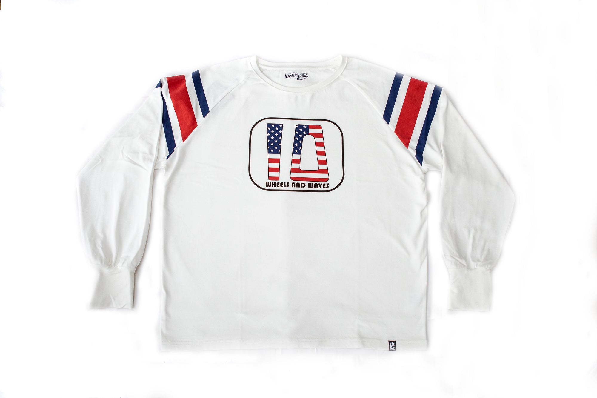 Wheels and Waves Hornet Long Sleeve T'Shirt in Ecru