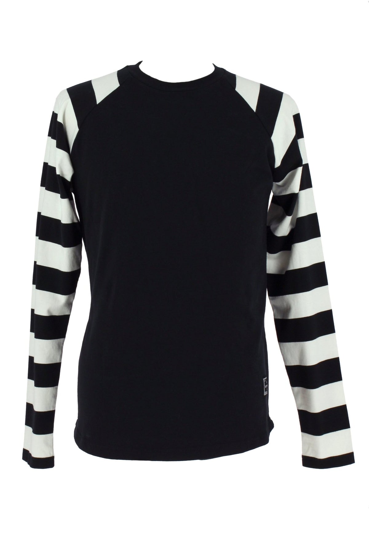 Long sleeve striped 2024 shirt under t shirt