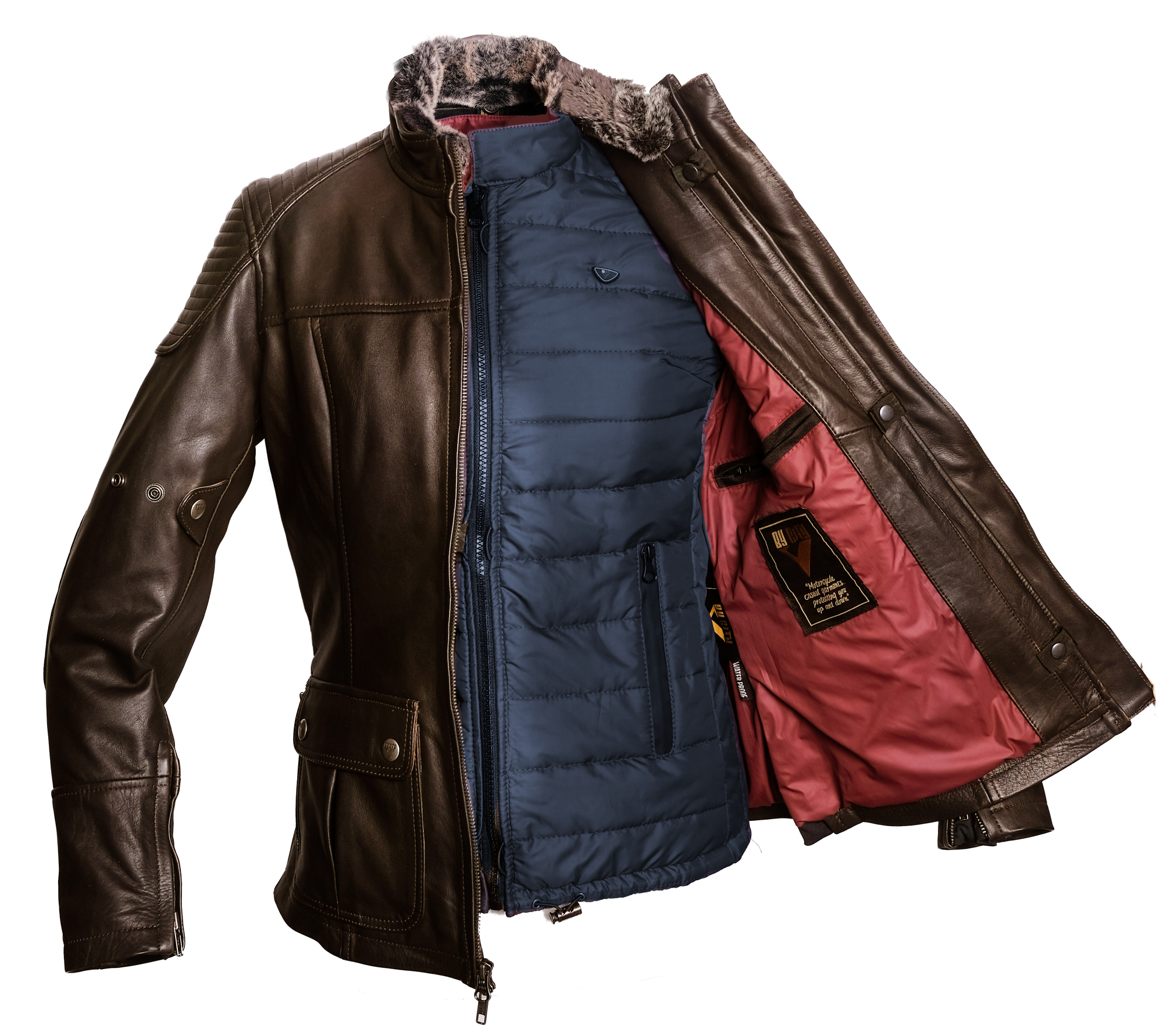 By City Ladies Legend II Leather Motorcycle Jacket