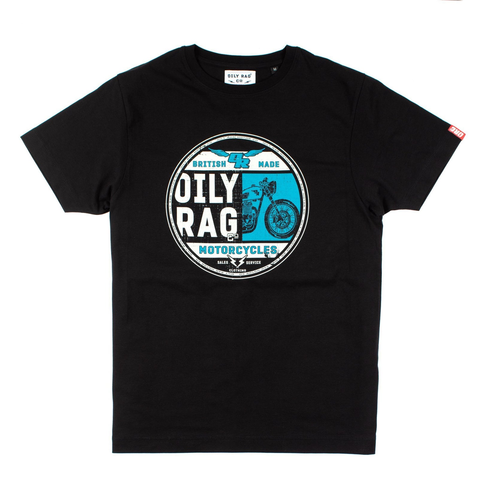 Oily Rag Clothing - Oily Rag Clothing Black Label British Made T'Shirt - T-Shirts - Salt Flats Clothing