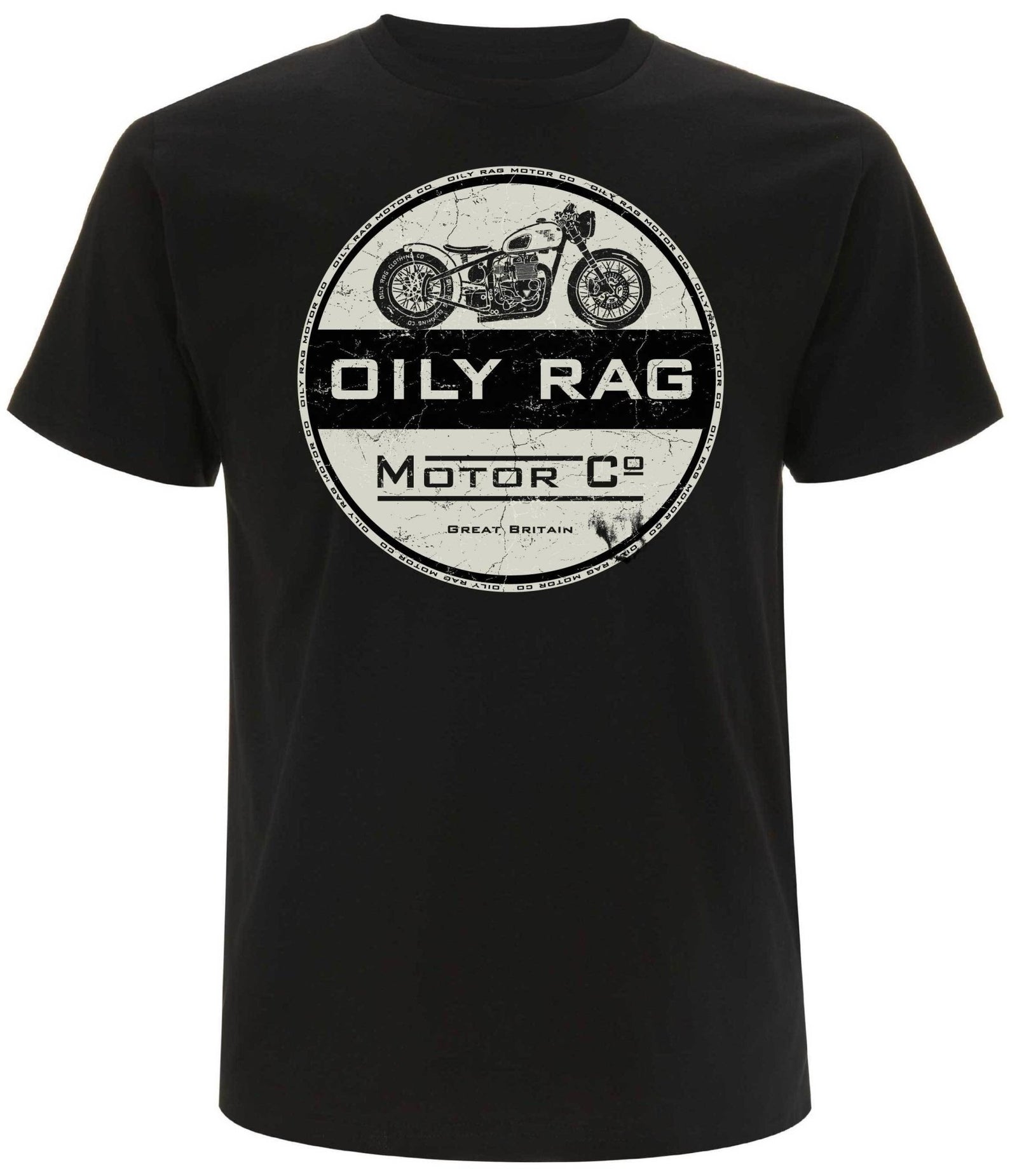Oily Rag Clothing - Oily Rag Clothing Black Label Motor Co T'Shirt - T-Shirts - Salt Flats Clothing