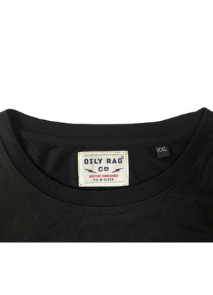 Oily Rag Clothing - Oily Rag Clothing Black Label Motor Co T'Shirt - T-Shirts - Salt Flats Clothing