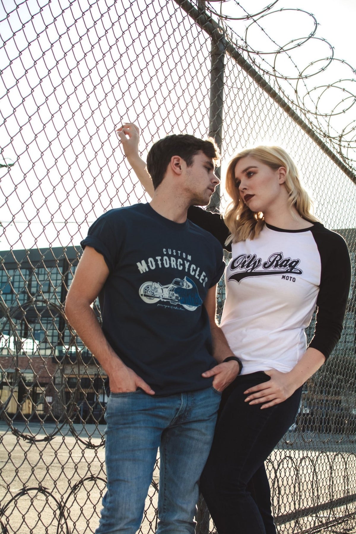 Oily Rag Clothing - Oily Rag Clothing Moto Raglan 3/4 Length Sleeve T'Shirt - T-Shirts - Salt Flats Clothing