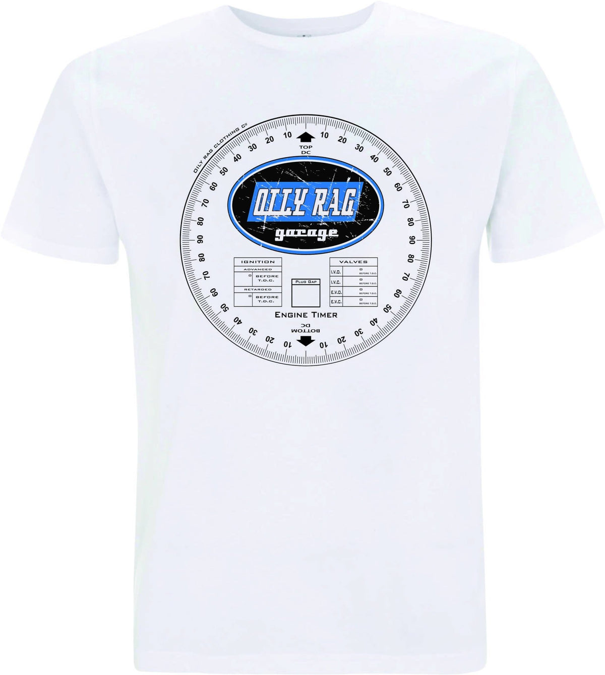 Oily Rag Clothing - Oily Rag Clothing TDC Timing Disc T'Shirt - T-Shirts - Salt Flats Clothing