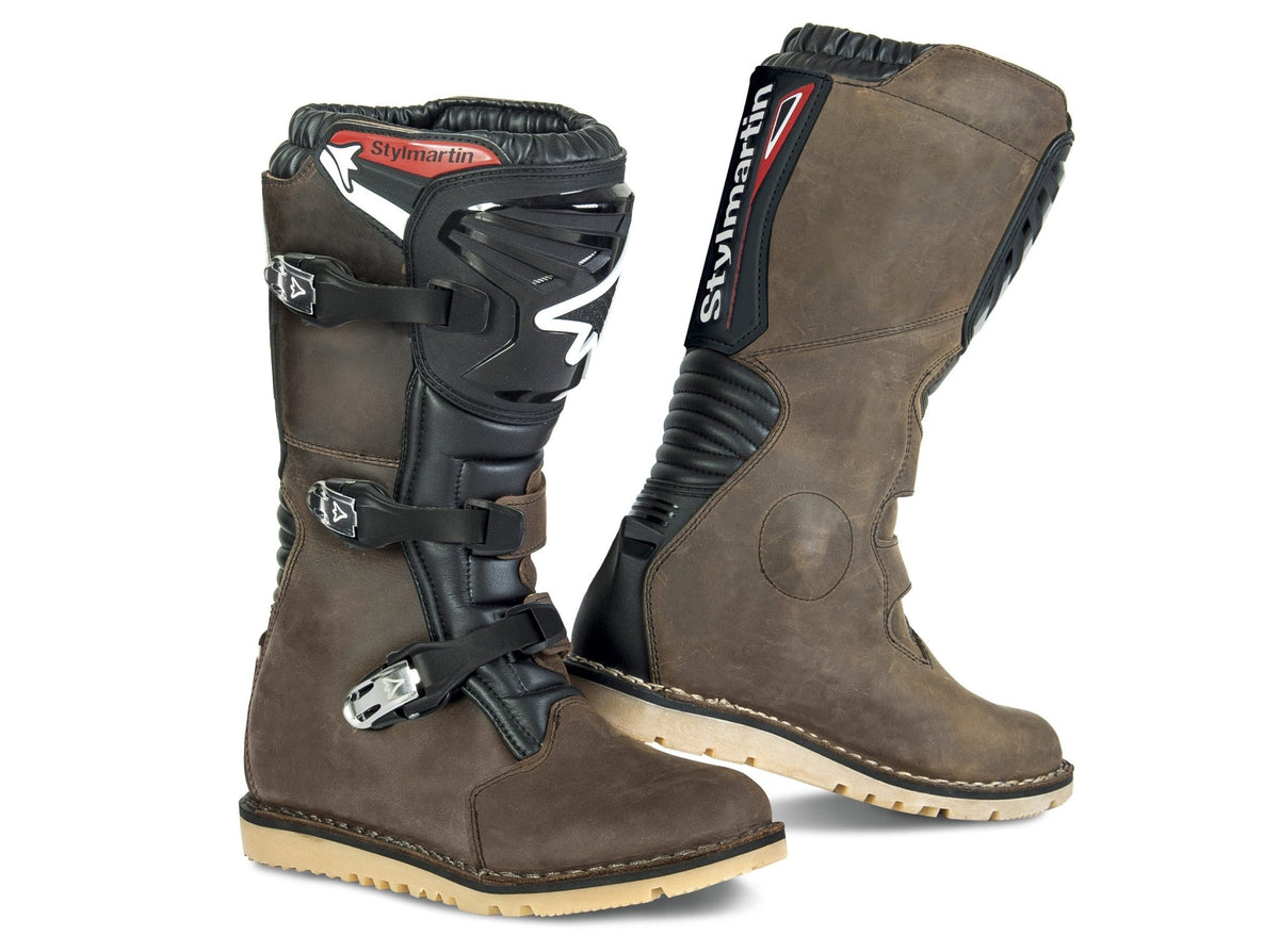 Stylmartin Impact RS WP Off Road Motorcycle Boots in Brown - Salt