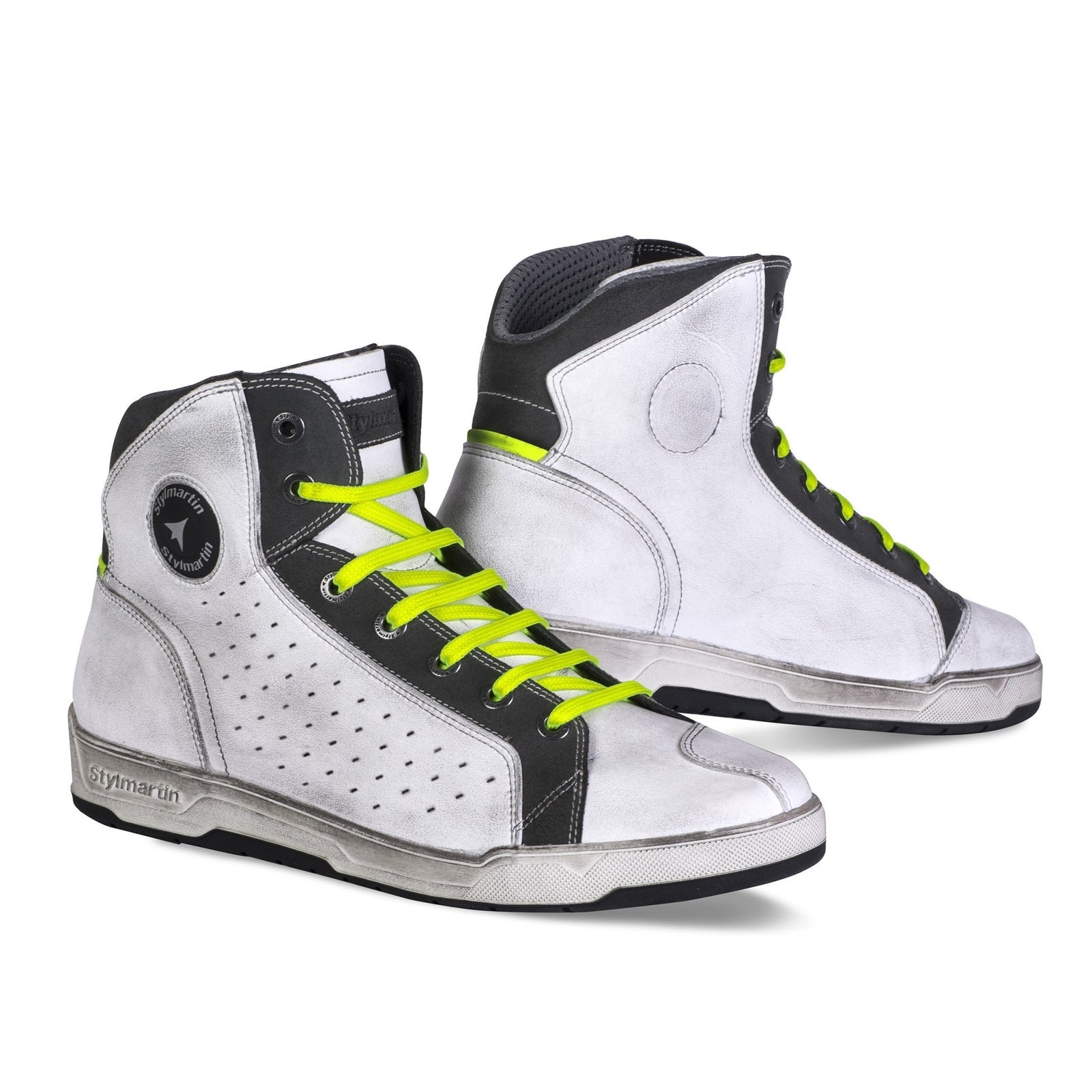 Stylmartin - Stylmartin Sector Sneaker in White - Boots - Salt Flats Clothing